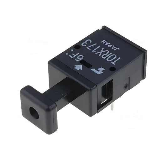 Side profile of TORX173 DIP module showing pin layout and housing depth