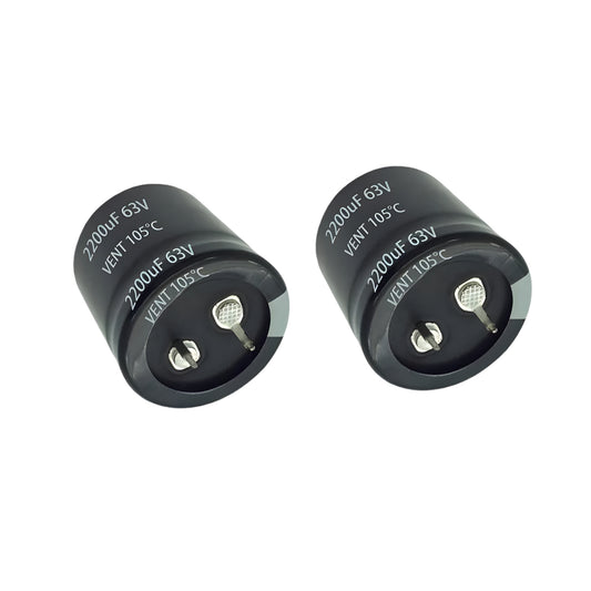 2200 uF 63 V Electrolytic Capacitor