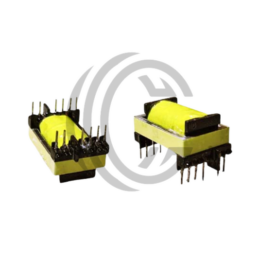 Electronic component TX 41-070185-01G transformer with yellow coil and multiple pins from The Component Centre