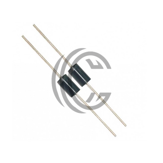 FR107 diode components with black cylindrical bodies and metal leads from The Component Centre