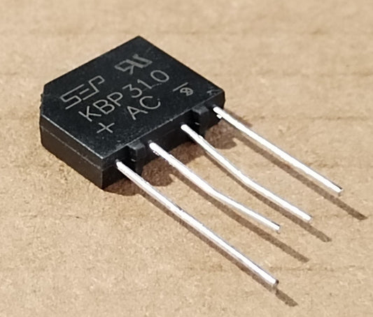 KBP310 3A 1000V Bridge Rectifier The Component Centre