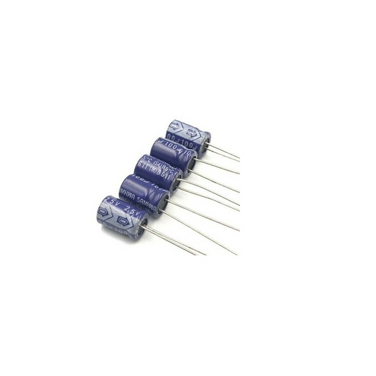 100uF 25V Electrolytic Capacitor The Component Centre