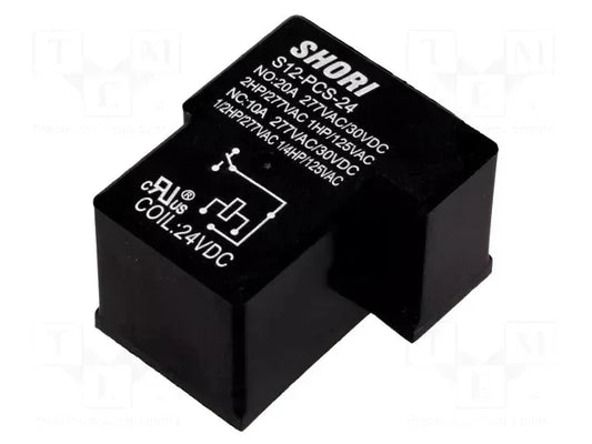 S12-PCS-24V Shori Relay - The Component Centre