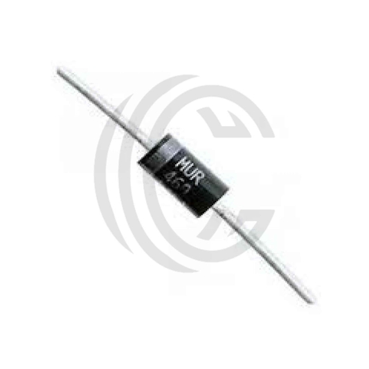 The Component Centre MUR405 diode with axial leads for electronic circuit applications