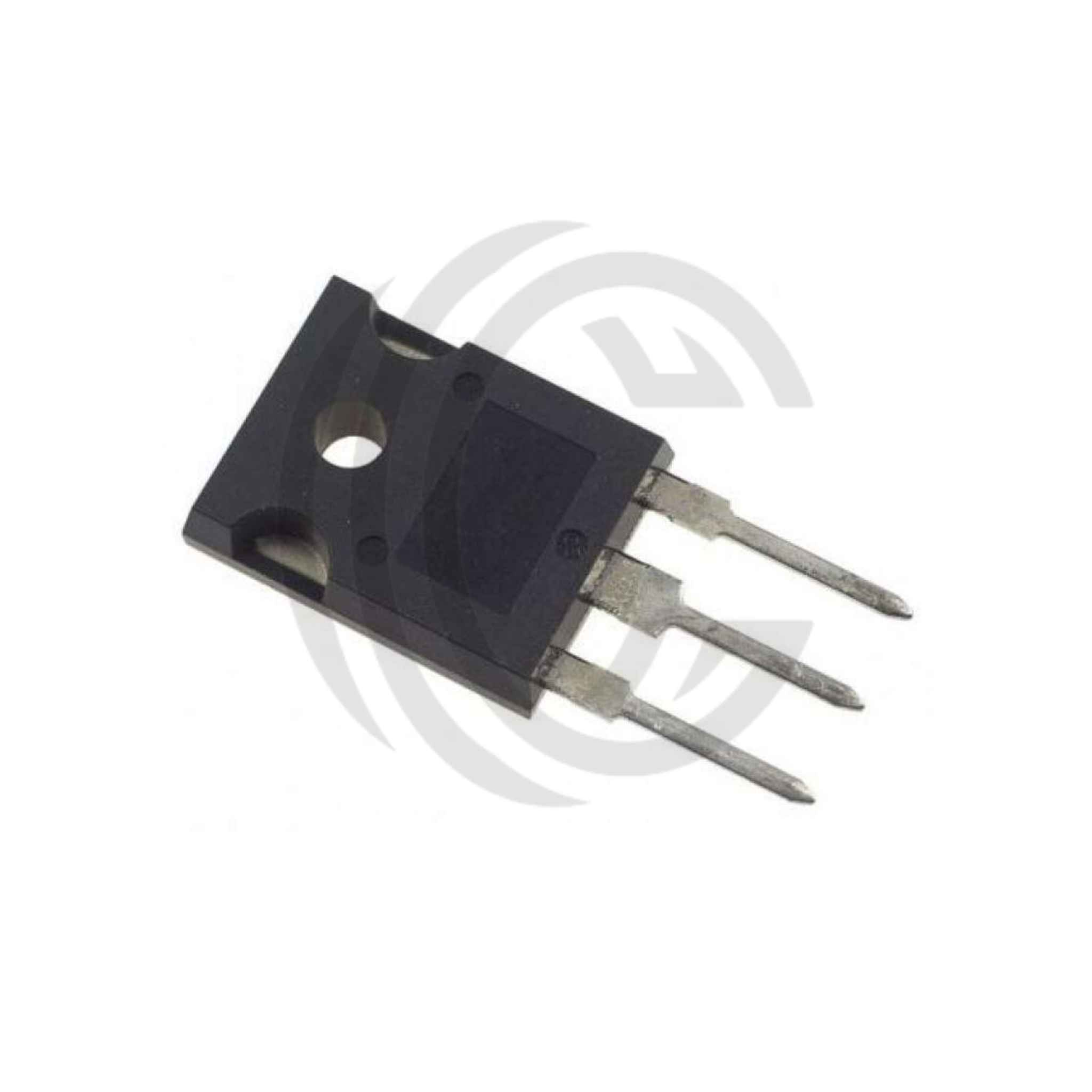 STW4N150 electronic transistor component with three metal pins for circuit connections