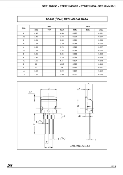 P12NM50FP MOSFET Transistor 500V 12A | Best Price in Pakistan