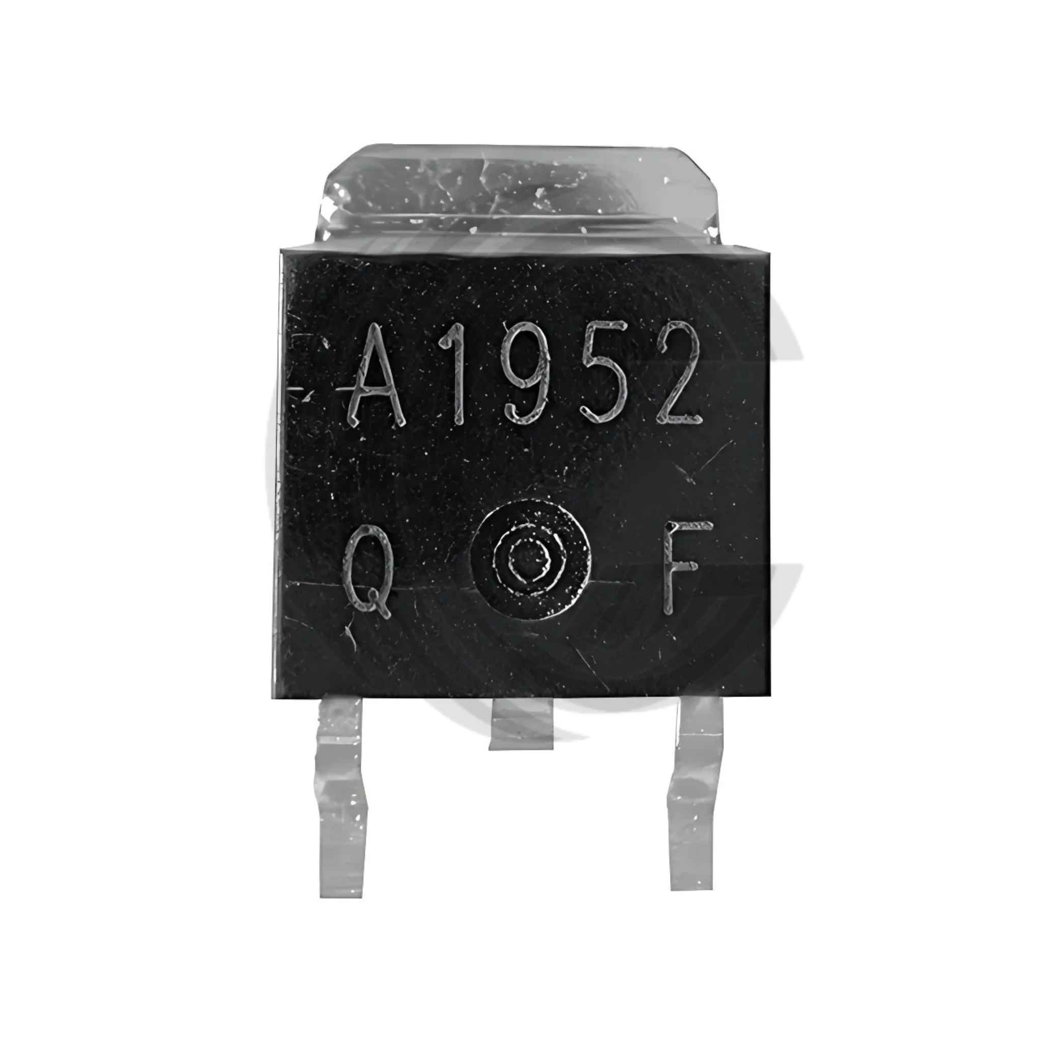2SA1952 electronic transistor component with three metal leads from The Component Centre