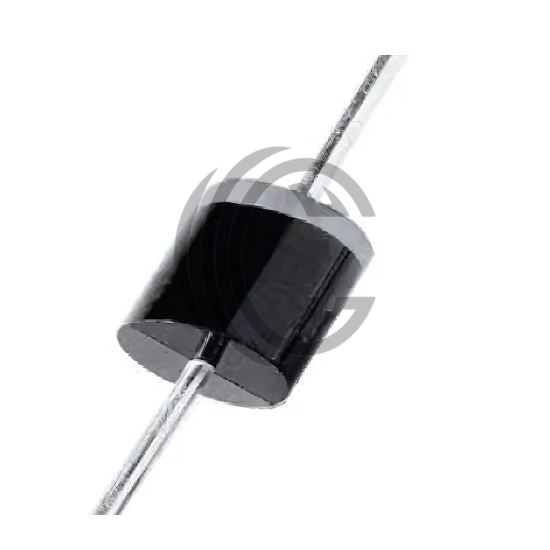 5KP54A diode component with black cylindrical body and silver leads from The Component Centre