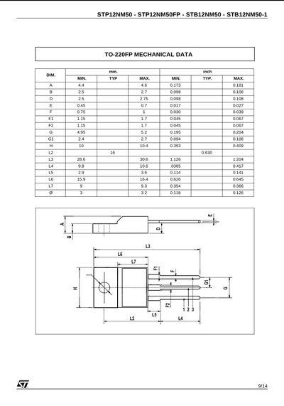 P12NM50FP MOSFET Transistor 500V 12A | Best Price in Pakistan