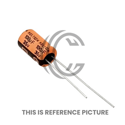 100uF 35V Radial Electrolytic Capacitor in Pakistan