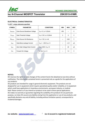 K3515 TO-220 Transistor Available in Pakistan