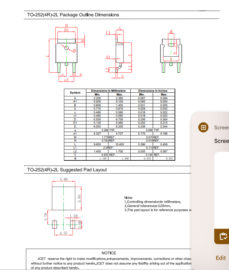 2SA1952 PNP Transistor TO-252 | High Performance Transistor