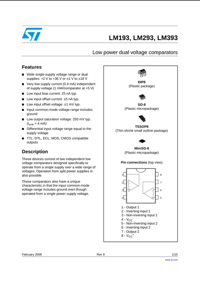 LM393 Dual Comparator IC Price in Pakistan