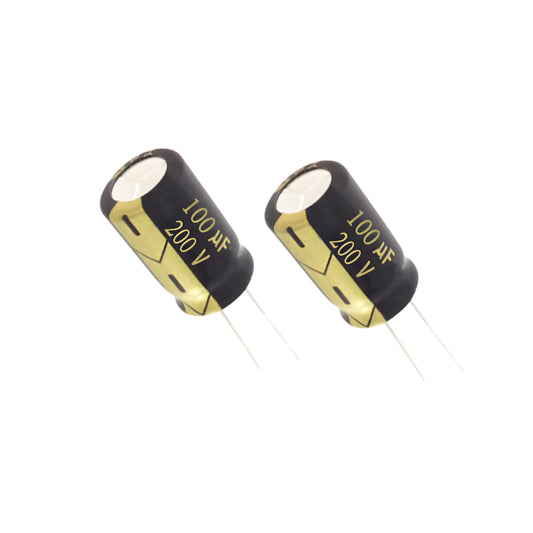 100uF 200V Radial Electrolytic Capacitor