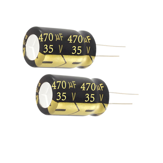 470uF 35V Radial Electrolytic Capacitor