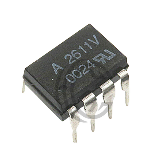 The Component Centre A2611 integrated circuit chip with eight metal legs for electronic projects