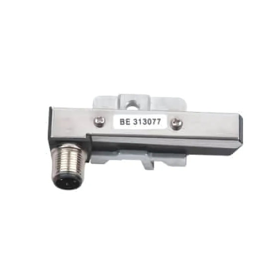 The Component Centre chrome right angle coaxial connector BE313077 TV antenna F type adapter