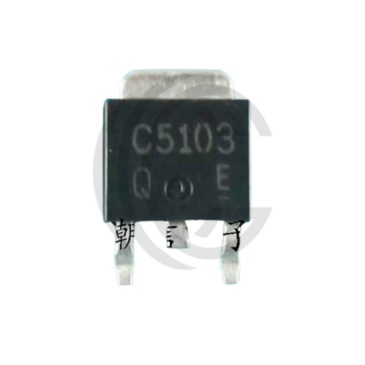 C5103 transistor electronic component with three metal leads from The Component Centre