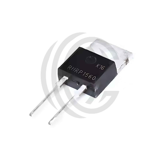 RHRP1560 electronic component transistor with two metal leads from The Component Centre