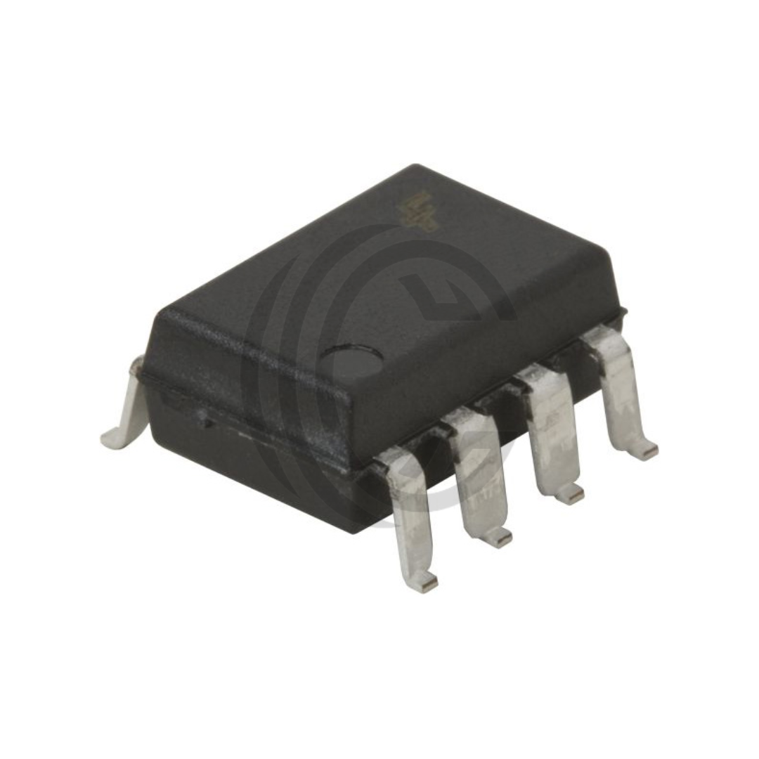 FOD3150 optocoupler chip with 6 pins in black casing for electronic component applications