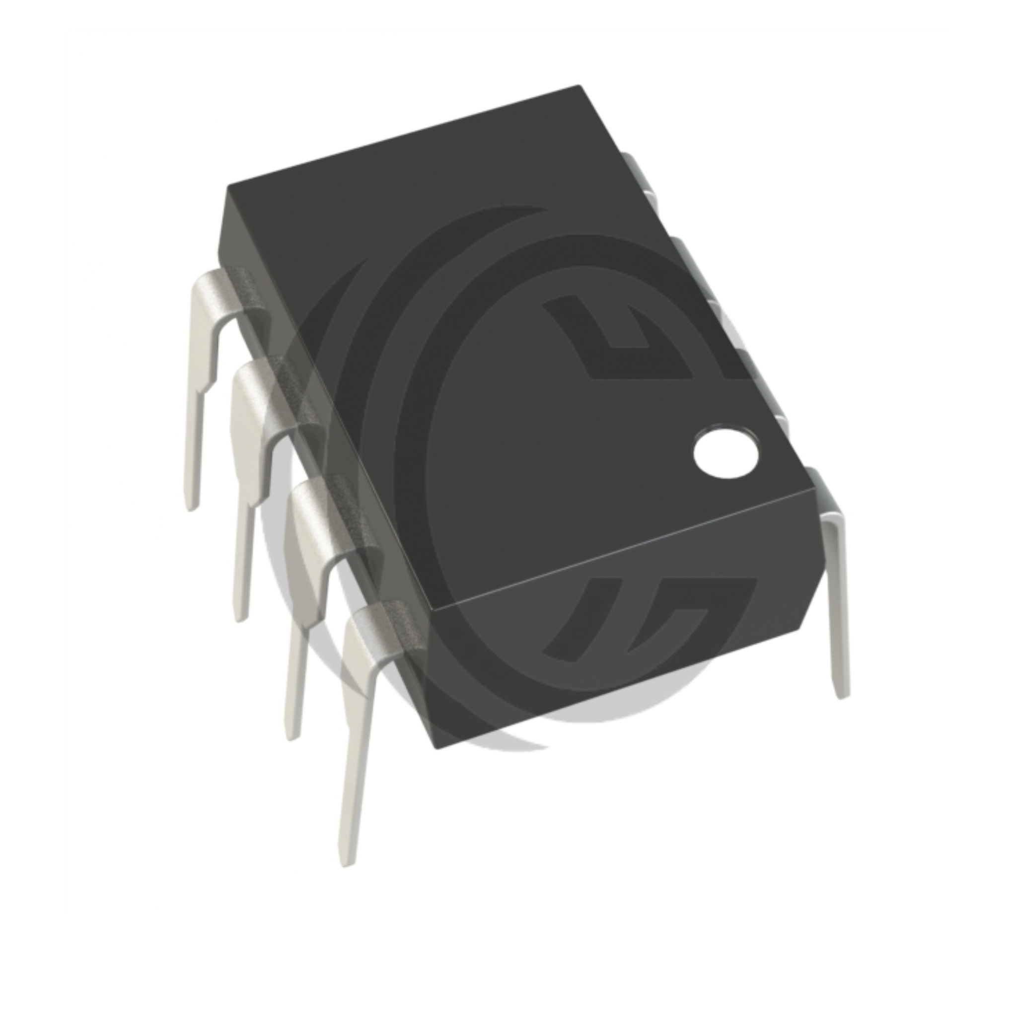 FOD3150A optocoupler IC chip with 8 pins in black casing from The Component Centre