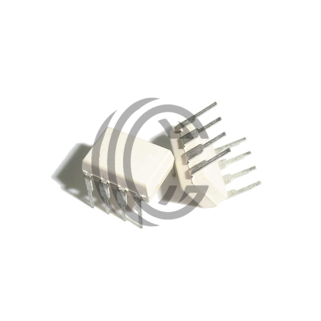 FOD3150A integrated circuit chip with eight pins from The Component Centre on white background