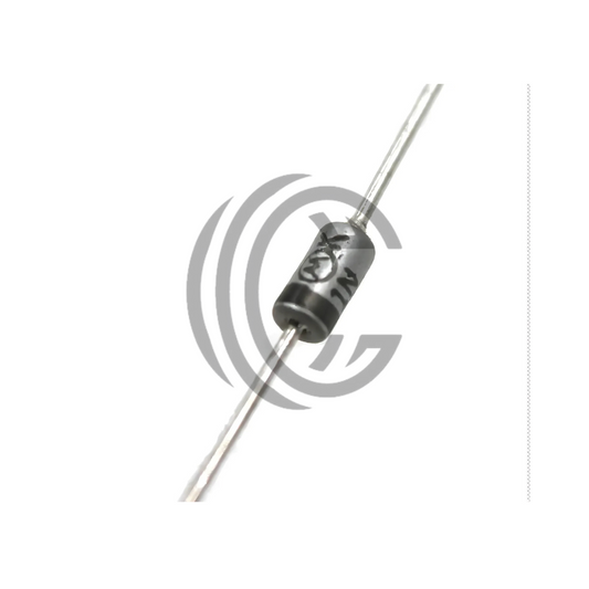 1N4733A diode component with axial leads from The Component Centre on a white background