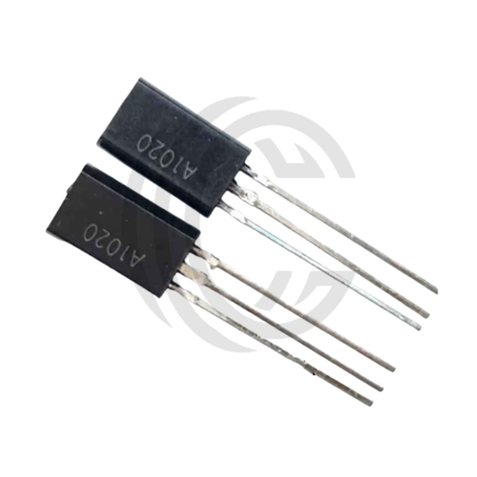 2SA1020 Toshiba PNP Bipolar Transistor components with three metal leads each from The Component Centre