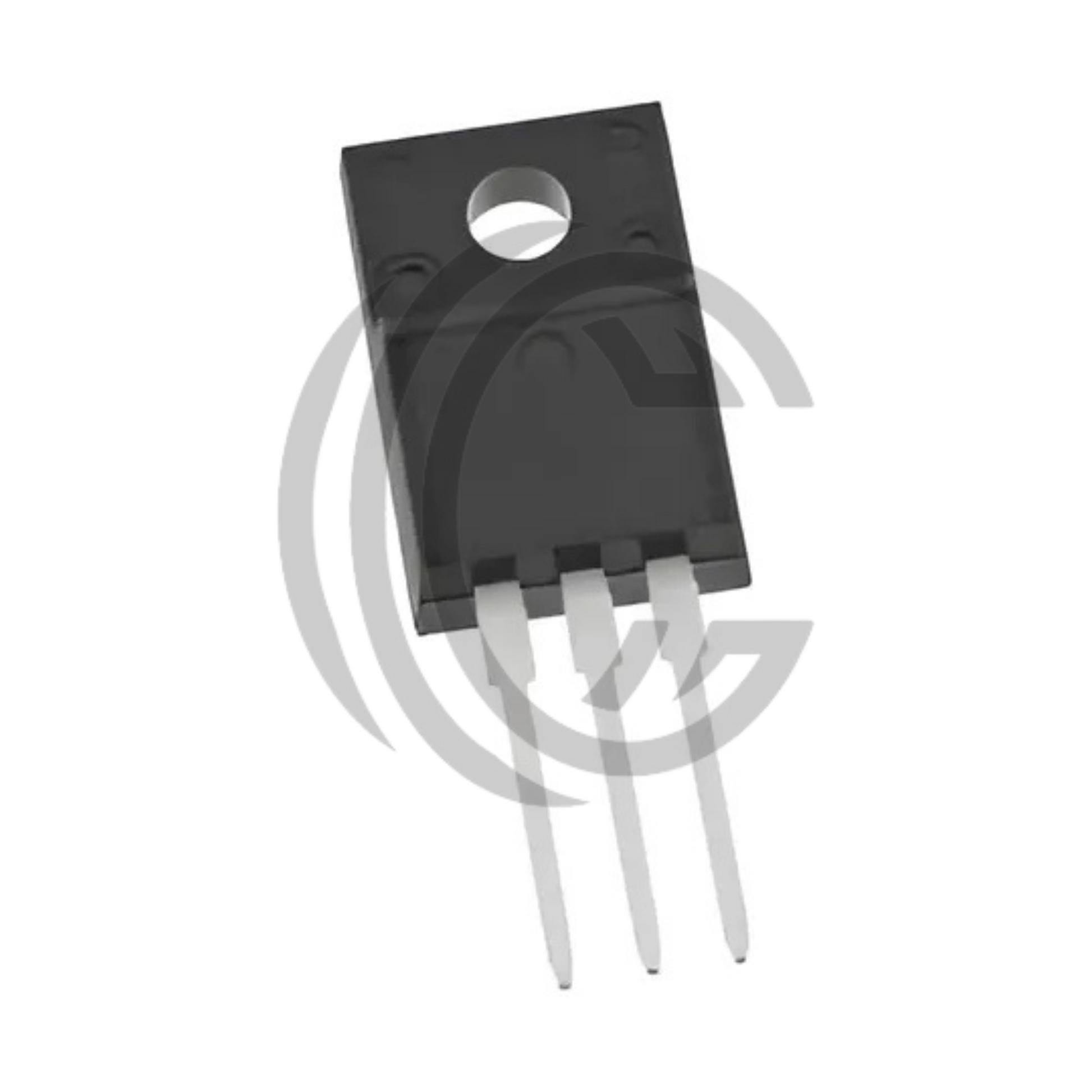 2SC5353 transistor with three metal legs and black casing from The Component Centre