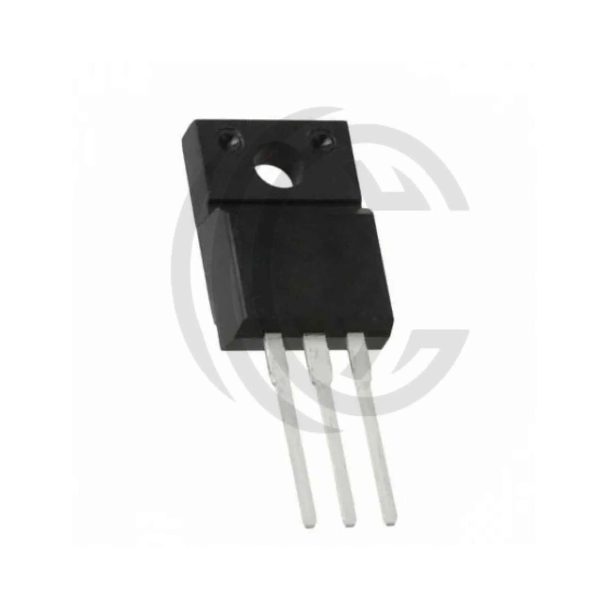 K3515 electronic transistor component with three metal legs and black casing