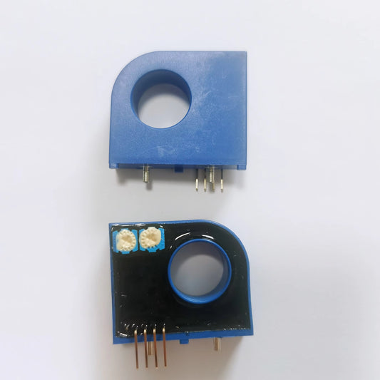 HTB50-TP/SP3 Sensor Module Components with Blue Casing and Pin Connectors