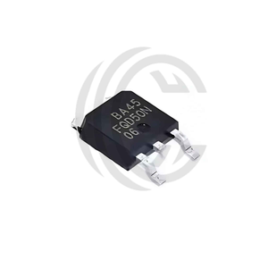 FQD50N06 electronic component transistor with three metal legs