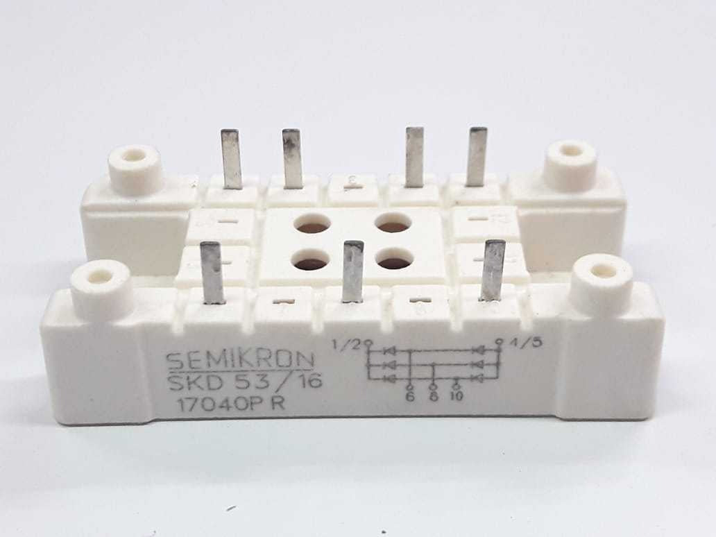 Semikron SKD53/16 Three Phase Power Bridge Rectifier The Component Centre