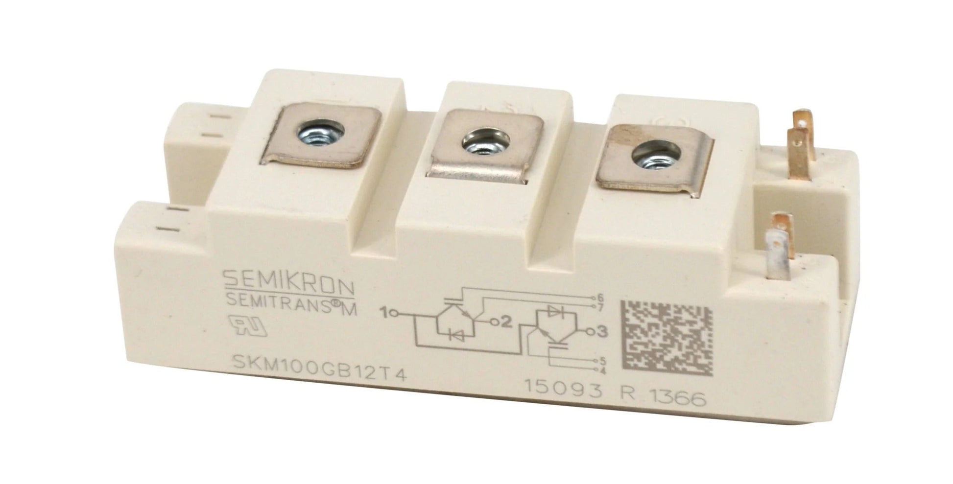 Semikron SKM100GB12T4 1200V 100A IGBT Module The Component Centre