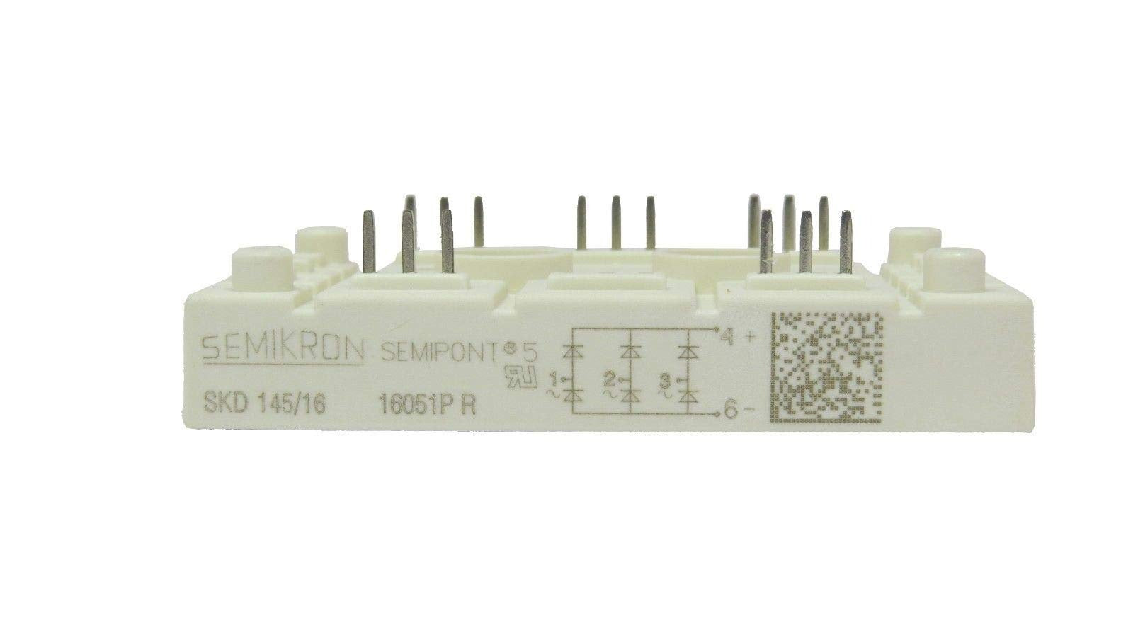 SEMIKRON SKD 145/16 1600V, 140A Three Phase Bridge Rectifier Module