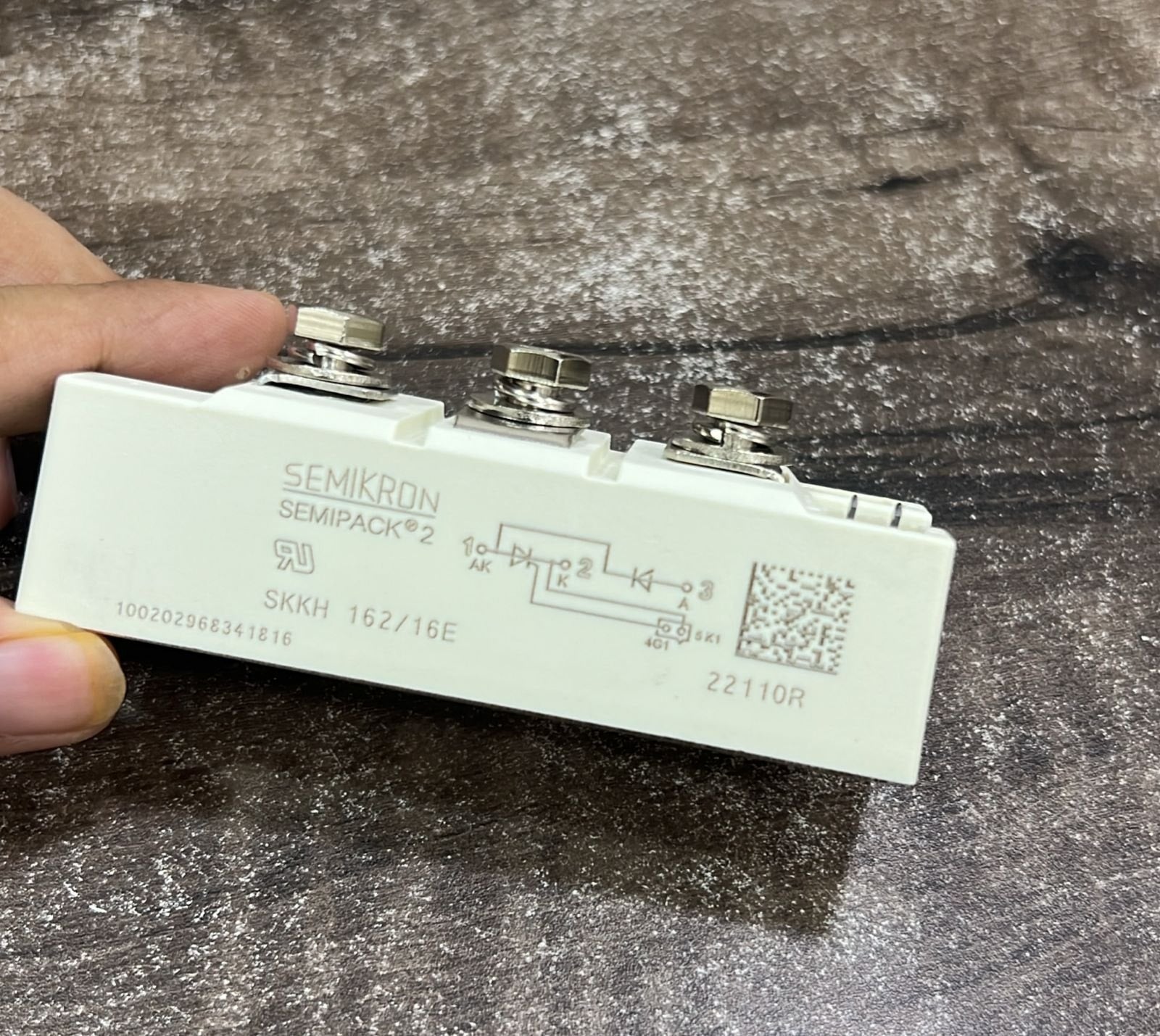 SKKH162/16E 1600V 162A Thyristor Diode Module The Component Centre
