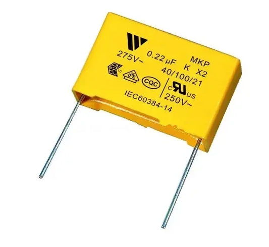 0.22uF 250V AC Film Capacitor - The Component Centre