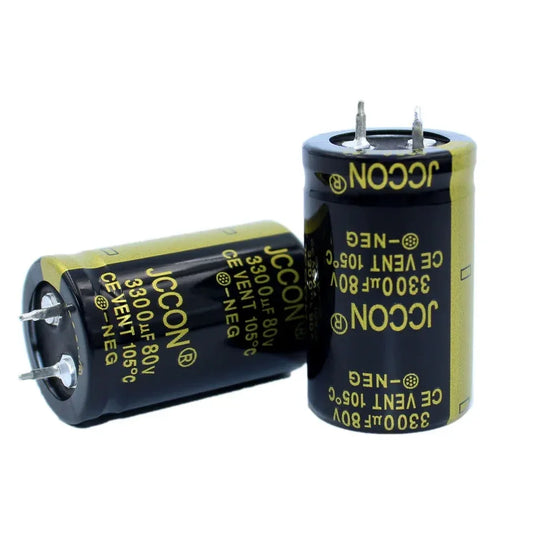 3300uF 80V Aluminum Electrolytic Capacitor - The Component Centre