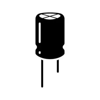 100uF 25V Electrolytic Capacitor - The Component Centre