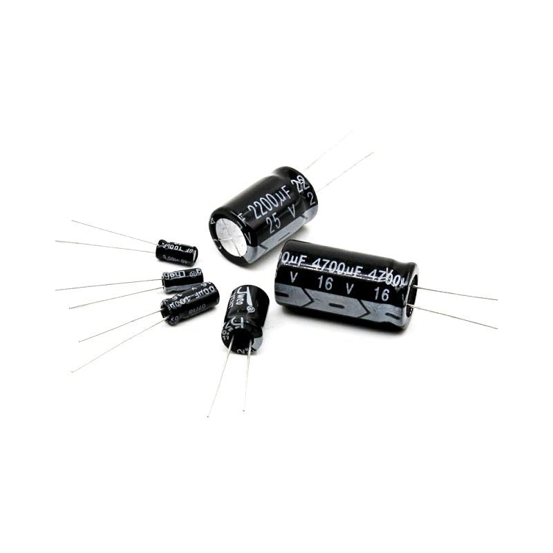 100uF 25V Electrolytic Capacitor The Component Centre