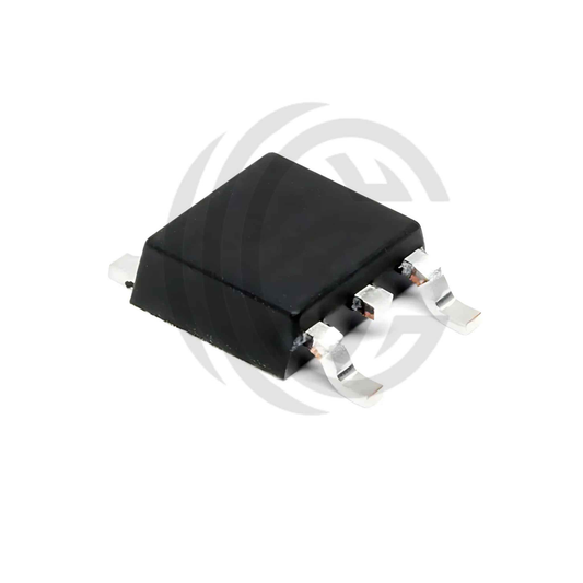 IRFR120 electronic component black surface mount transistor with four metal leads