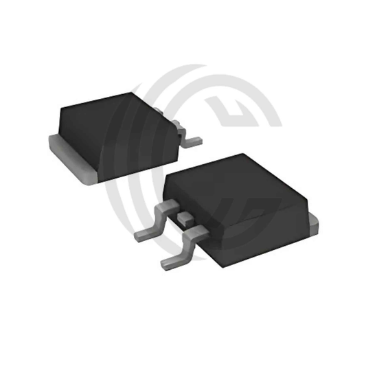 IRFR120 electronic component transistor device with three metal leads