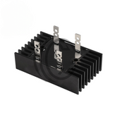 QL100A1600V solid state relay heat sink with metal connectors by The Component Centre