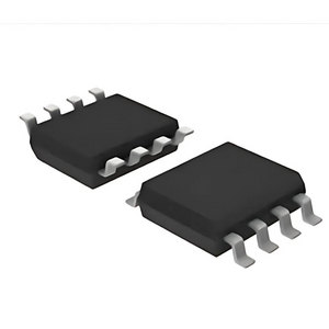 OP07 integrated circuit chip with eight pins in black casing from The Component Centre