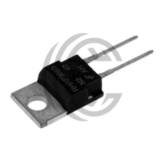 RHRP8120 electronic component from The Component Centre with metal mounting tab and two leads