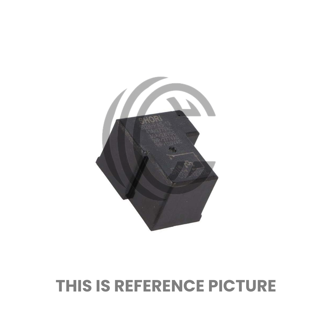 The Component Centre S12H-PAS-12 black electronic relay component for electrical circuits