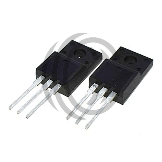 Two STW12NK90Z power transistors with black plastic casing and three metal legs each
