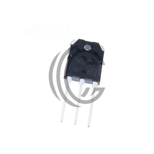 GT50JR22 electronic component transistor with three metal legs from The Component Centre