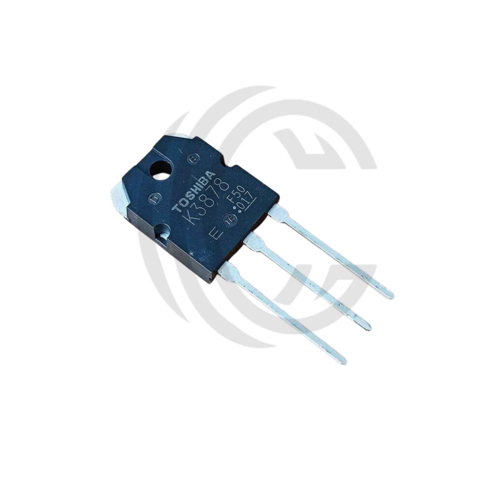Toshiba K3878 electronic transistor component with three metal leads