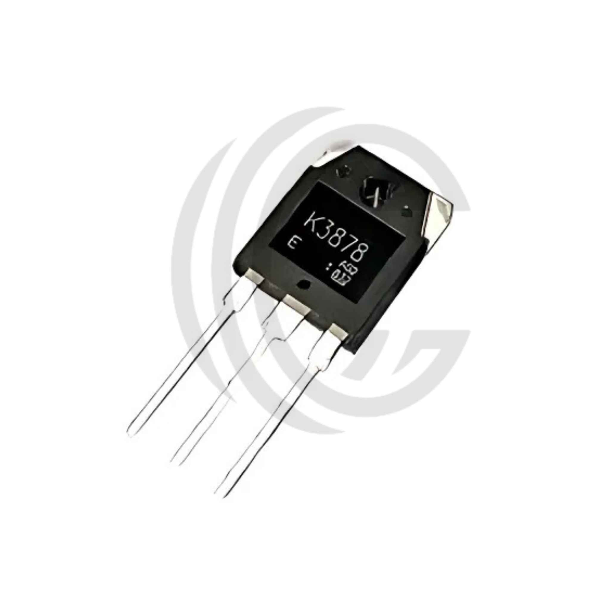 K3878 transistor component with three metal leads